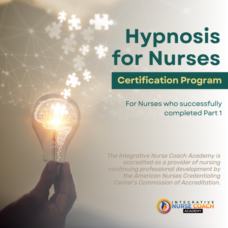 Hypnosis for Nurses Part 2 – Certification Program (Part 1 Graduates Only)