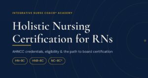 holistic nursing certification for RNs